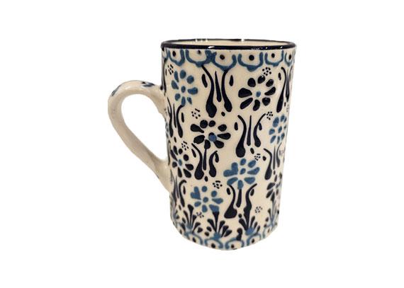 Slim Aegean Mug Pattern in shades of sea blues
