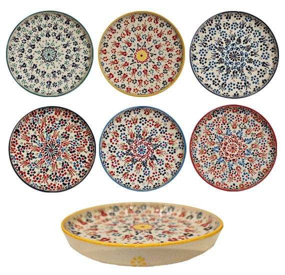 Aegean Design Round Camper Ceramic Tray