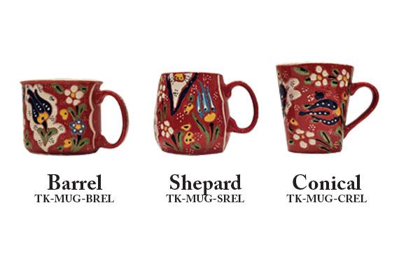 Relief Pattern Mug Shapes