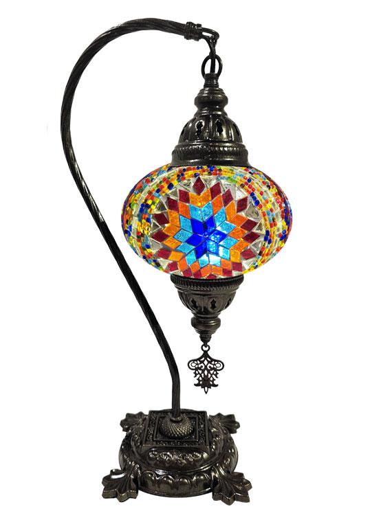 Hanging Mosaic Desk Lamp - Multi