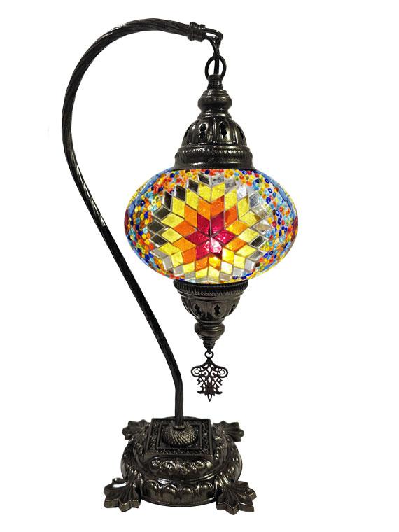 Hanging Mosaic Desk Lamp - Multi