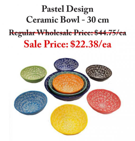 Pastel Design Ceramic Bowls