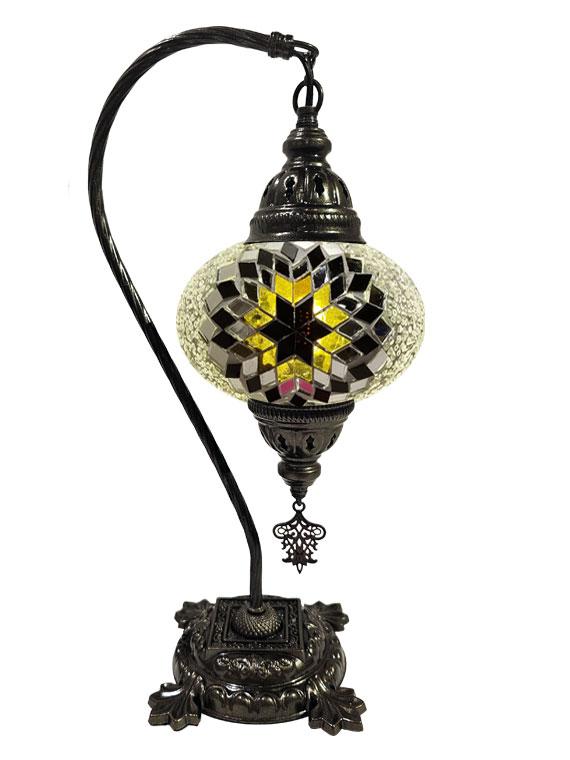 Hanging Mosaic Desk Lamp - Brown