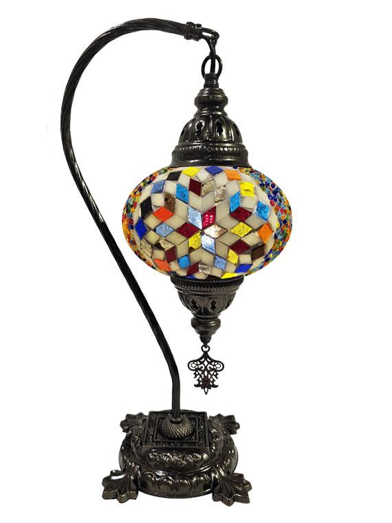 Hanging Mosaic Desk Lamp - Multi