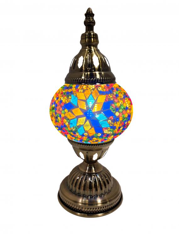 Mosaic Glass Desk Lamp - Multi