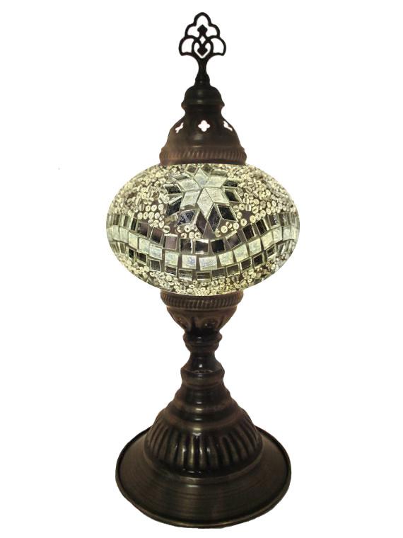 Mosaic Desk Lamp - White