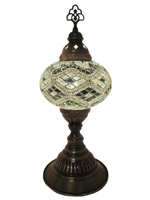 Mosaic Desk Lamp - White