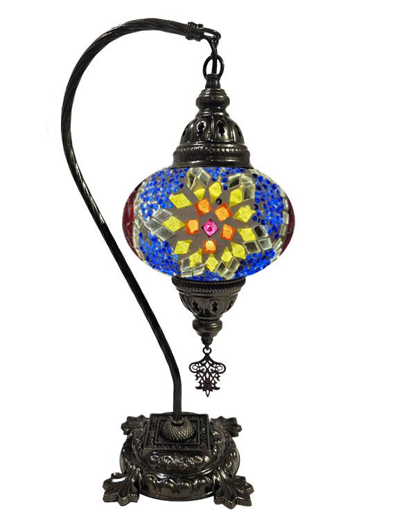 Hanging Mosaic Desk Lamp - Multi