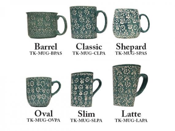 Pastel Pattern Mug Shapes