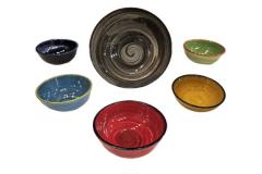 Earth Swirl Solid Bowl