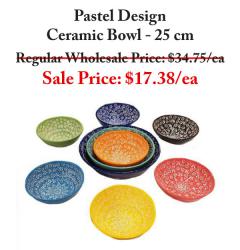 Pastel Design Ceramic Bowls