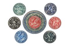 Pera Scroll Ceramic Bowls
