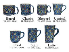 Dantel Pattern Mug Shapes