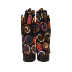 Yarn Circle texting glove with touch screen and text friendly