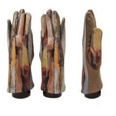 Artist design Abstract Women digital print done in a Suede