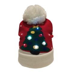 Holiday Tree Light Up Hat