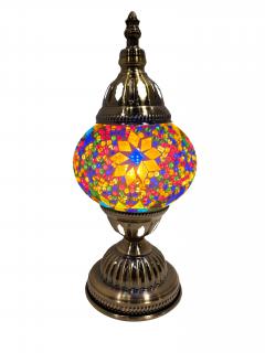 Mosaic Glass Desk Lamp - Multi
