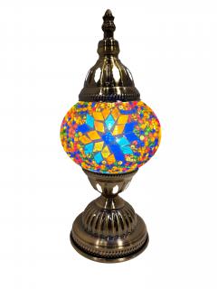 Mosaic Glass Desk Lamp - Multi