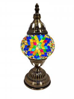 Mosaic Glass Desk Lamp - Multi