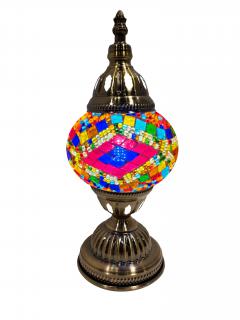 Mosaic Glass Desk Lamp - Multi