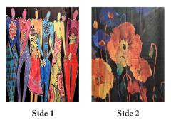 Laurel Burch Join Hands Open Heart (side 1) and Simon Bull