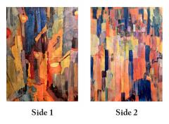 Larisa Aukon Memories Sidewalk (side 1) and Frantisek Kupka