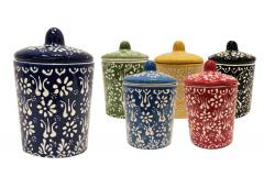 Pastel Design Ceramic Canister
