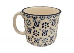 Aegean Design Barrel Mug in shades of sea blues