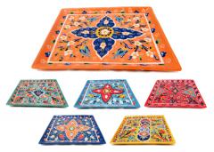 Relief Design Ceramic Tray